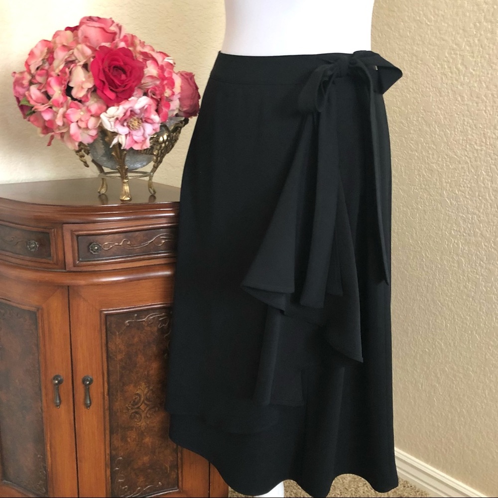 Karl Lagerfeld Tie Wrap Circle Skirt